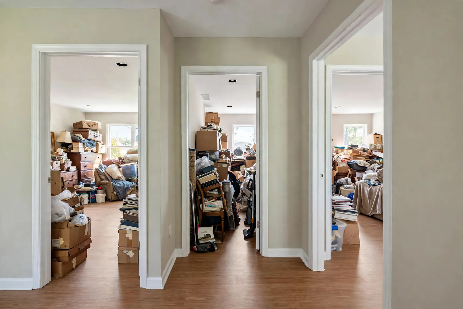 Before photo,  Estate Cleanout in St. Charles, by Waldorf Junk Removal Company