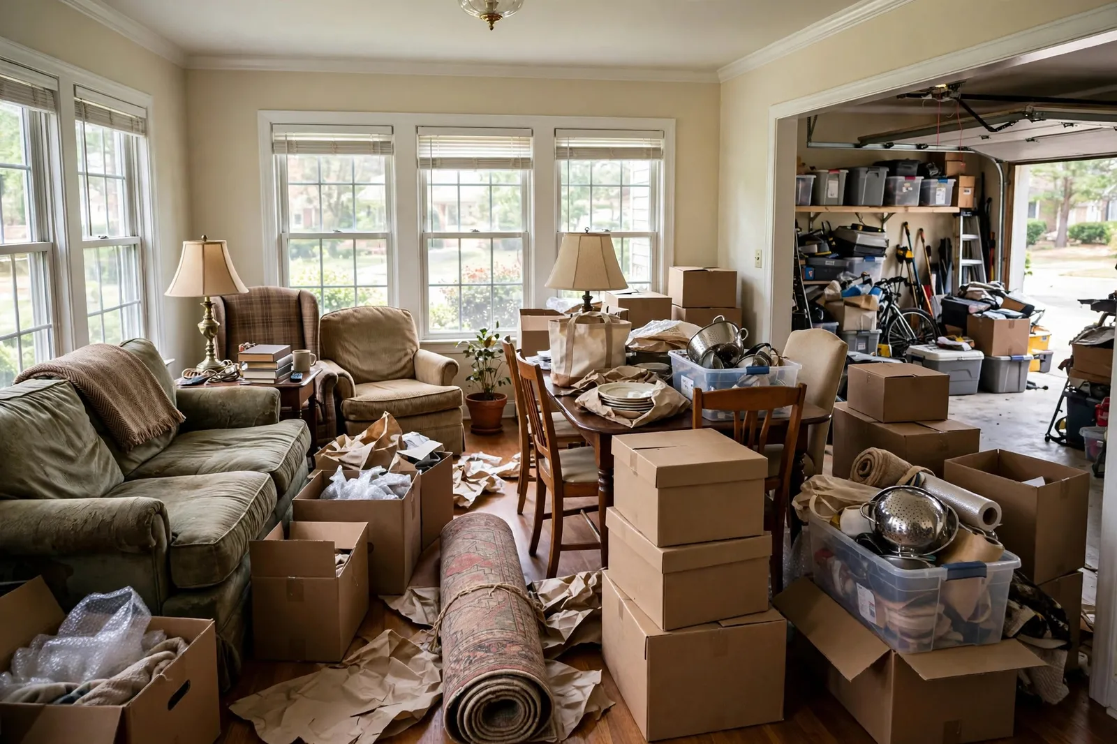 Before photo,  Whole House Cleanout in White Plains Ahead of a Sale, by Waldorf Junk Removal Company