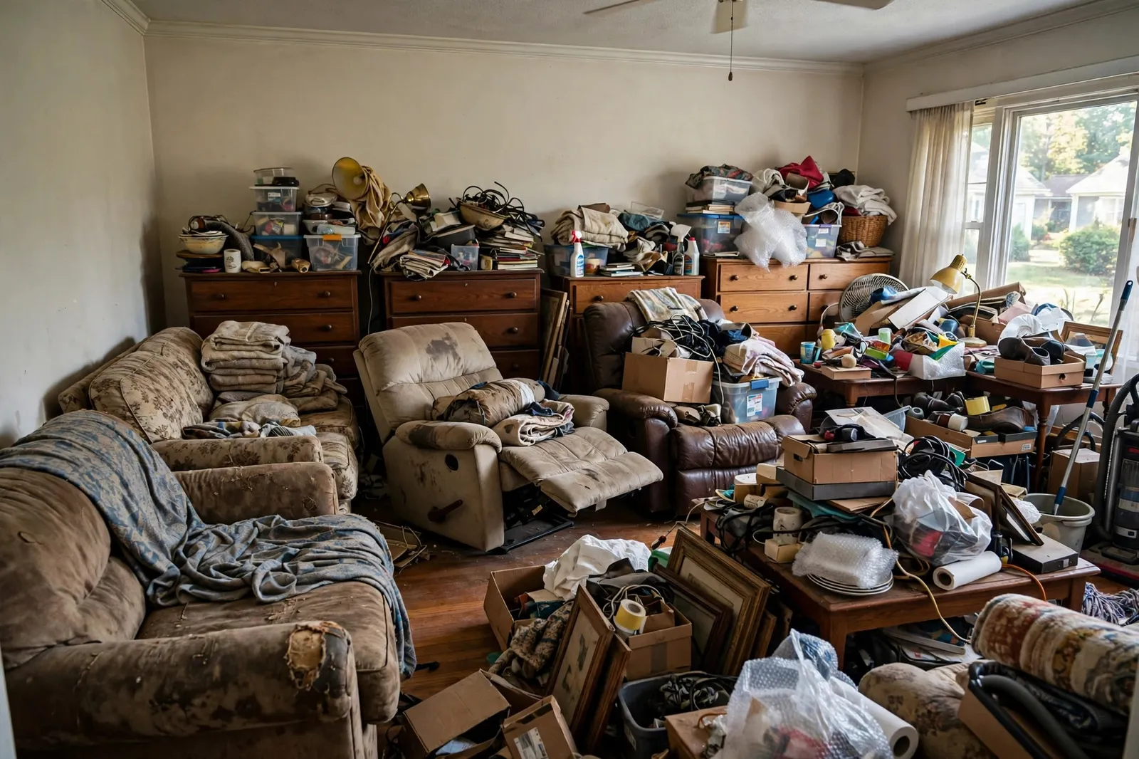 Before photo, Second Floor Furniture Removal in Carrington, by Waldorf Junk Removal Company