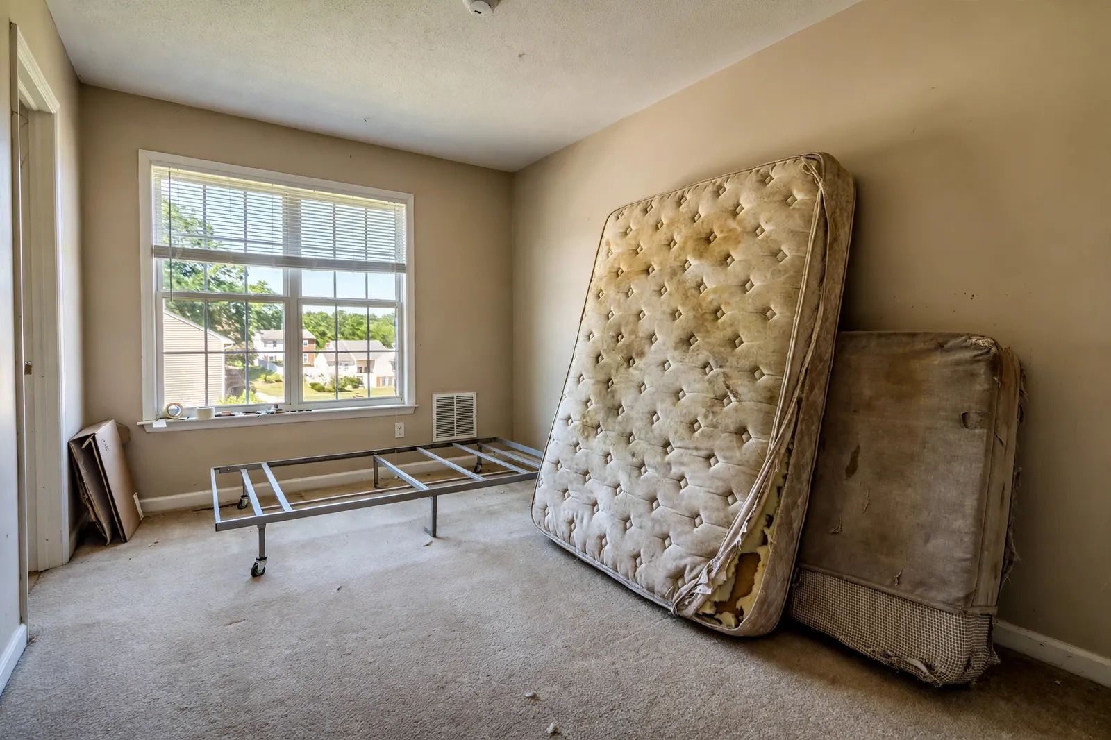Before photo,  Mattress and Base Removal in Wakefield, by Waldorf Junk Removal Company